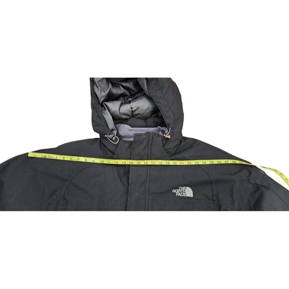 The North Face HyVent Insulated Parka Jacket Black Hooded Winter Coat  Size XL - Picture 12 of 14